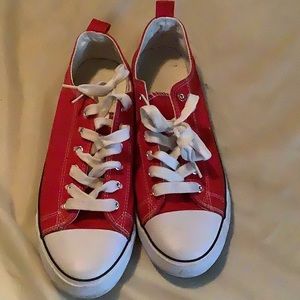 Converse look alike Red Women 12 sneakers